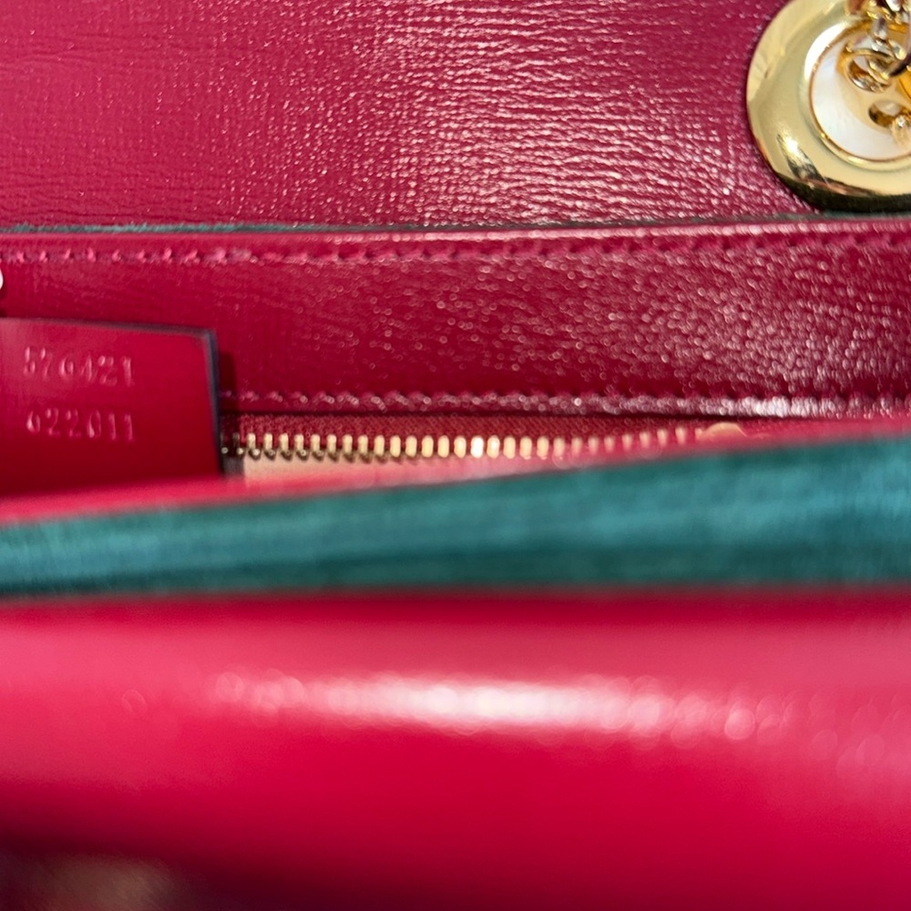 Gucci Marina Suede Handbag-576421-Authentic-EUC - Picture 10 of 17